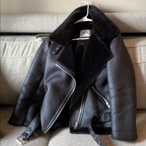 Zara - double faced biker jacket
